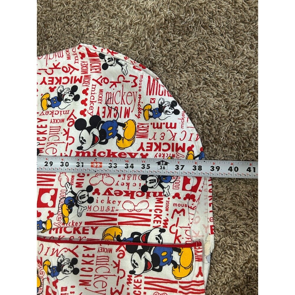 vintage Mickey And Co Women’s Cotton Nightgown Mickey Mouse Medium flannel - Picture 8 of 9